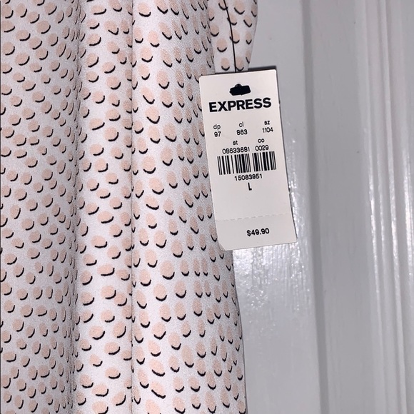 NWT large Express polka dot barcelona top - Picture 2 of 3